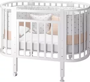 Детская кроватка MLK Элен 2 (белый) фото