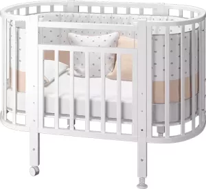 Детская кроватка MLK Элен 3 (белый) фото