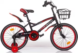 Детский велосипед Mobile Kid Slender 18 (черный/красный) фото