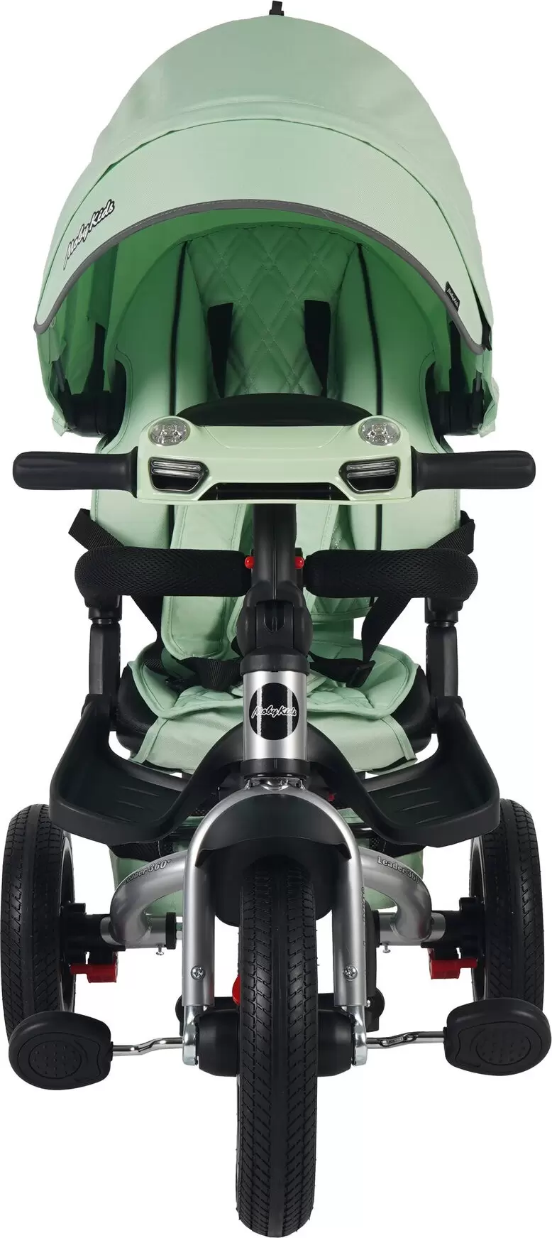 Детский велосипед Moby Kids Leader 360° AIR Car 656322 (светло-зеленый) фото