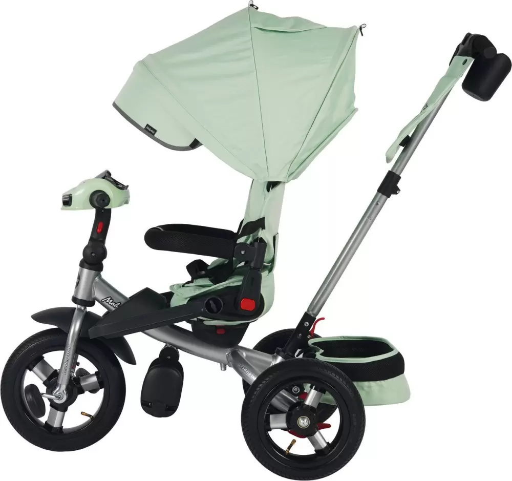 Детский велосипед Moby Kids Leader 360° AIR Car 656322 (светло-зеленый) фото