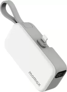 Портативное зарядное устройство Momax 1-Power Mini 3-in-1 Lightning IP130MFI 5000mAh (белый) фото