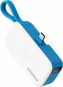 Портативное зарядное устройство Momax 1-Power Mini 3-in-1 Lightning IP130MFI 5000mAh (голубой) фото