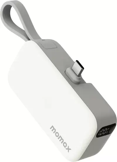 Momax 1-Power Mini 3-in-1 USB-C IP130 5000mAh (белый)