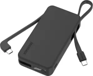 Портативное зарядное устройство Momax 1-Power Vital+ Built-In USB-C IP138 10000mAh (черный) фото