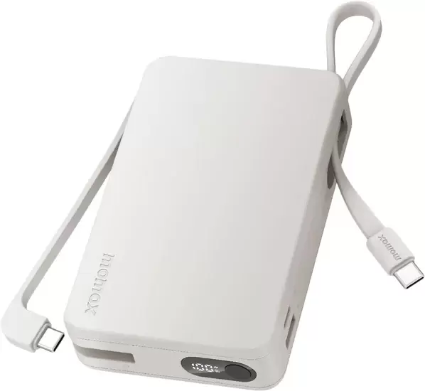 Momax 1-Power Vital+ Built-In USB-C IP139 20000mAh (белый)