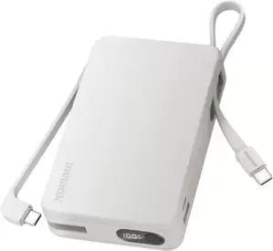 Портативное зарядное устройство Momax 1-Power Vital+ Built-In USB-C IP139 20000mAh (белый) фото