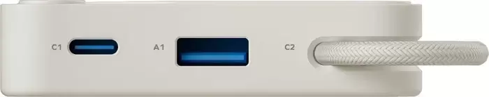 Портативное зарядное устройство Momax 1-Power X Built-in USB-C IP152 10000mAh (белый) фото