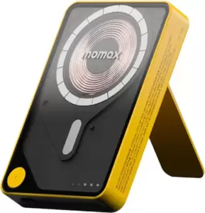 Портативное зарядное устройство Momax 1-Power X Pro+ Magnetic Built-In USB-C IP132 10000mAh (желтый) фото