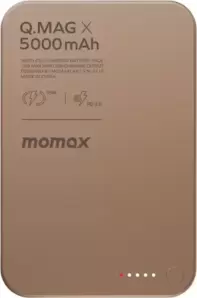 Портативное зарядное устройство Momax Q.Mag X Magnetic IP116A 5000mAh (коричневый) фото