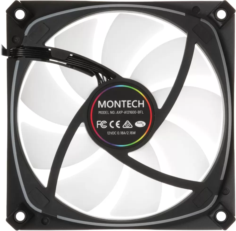 Вентилятор для корпуса Montech AX120 PRO ARGB PWM (MNT-AX120PRO-B) фото