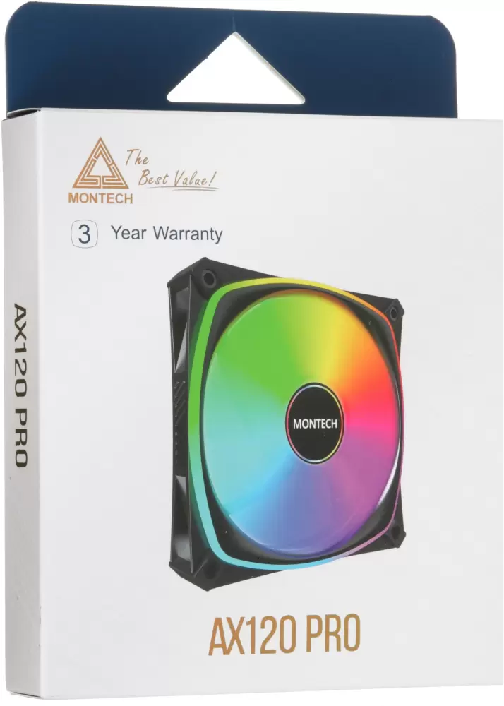 Вентилятор для корпуса Montech AX120 PRO ARGB PWM (MNT-AX120PRO-B) фото