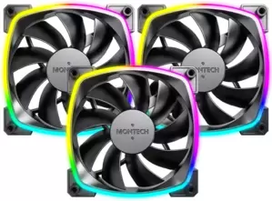 омплект вентиляторов для корпуса Montech AX120 PWM 3 IN 1 (черный)