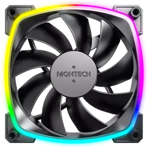Вентилятор для корпуса Montech AX140 PWM (черный) фото