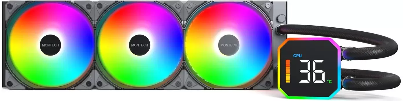 Montech HyperFlow Digital 360 (черный)