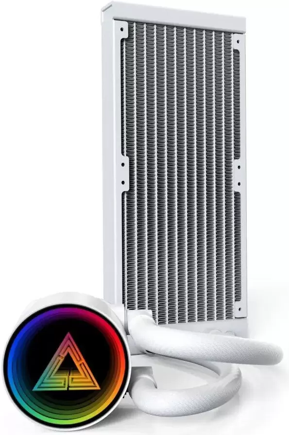 Система жидкостного охлаждения для процессора Montech LightFlow ARGB 240 (белый) фото