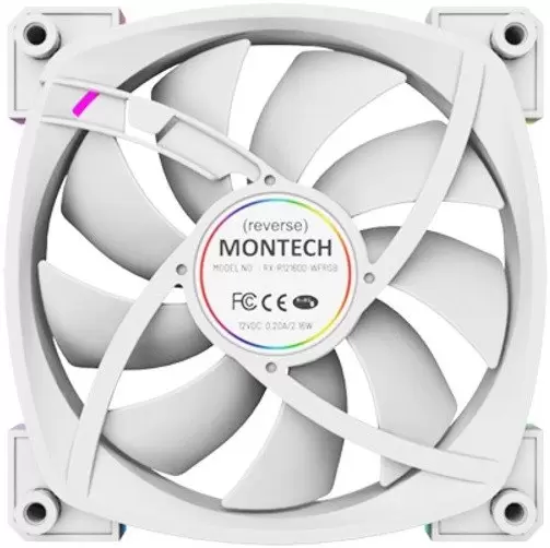 Комплект вентиляторов для корпуса Montech RX120 PWM 3 IN 1 (белый) фото