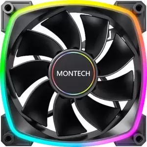 Вентилятор для корпуса Montech RX140 PWM Reverse (черный) фото