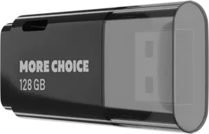 USB-флэш накопитель More Choice MF128 Black 128Gb 4610196405112 фото