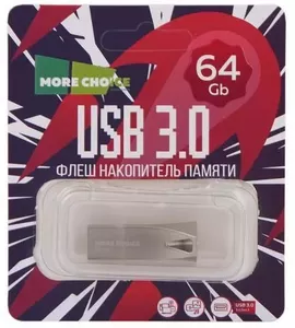 USB-флэш накопитель More Choice MF642 64Gb Metal 4610196401152 фото