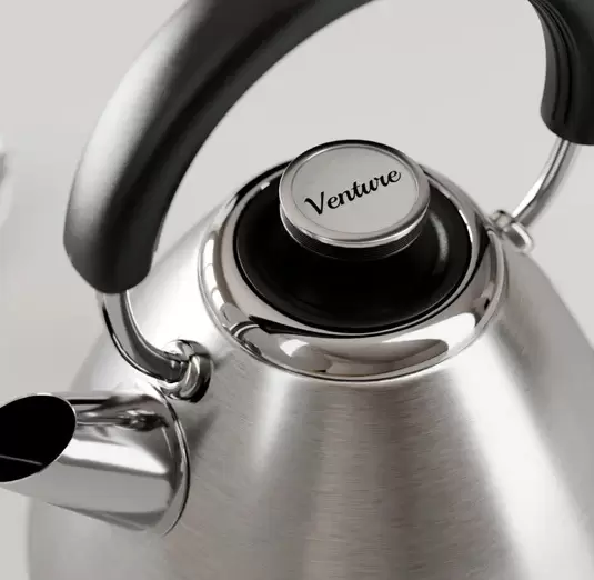 Электрочайник Morphy Richards Venture Pyramid Silver 100130 фото