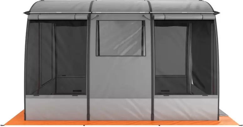 Палатка-баня MORZH Shelter (серо-оранжевый) фото