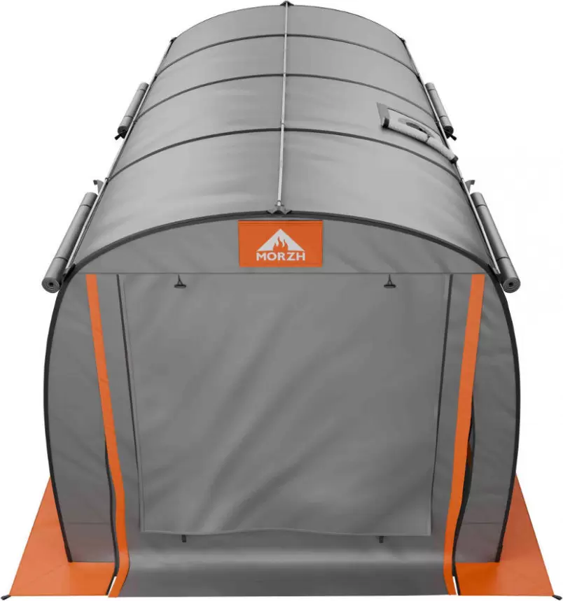 Палатка-баня MORZH Shelter XL (серо-оранжевый) фото