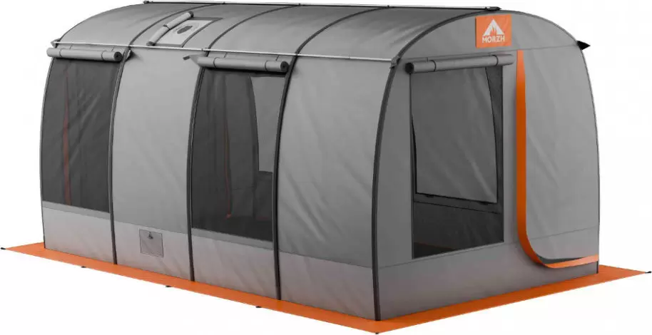 Палатка-баня MORZH Shelter XL (серо-оранжевый) фото