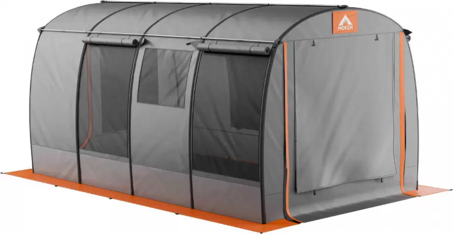 Палатка-баня MORZH Shelter XL (серо-оранжевый) фото