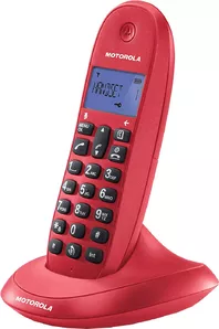 Радиотелефон Motorola C1001LB+ (красный) фото