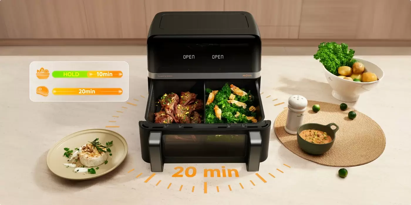 Аэрогриль Mova AeroChef FD20 Pro (черный) фото