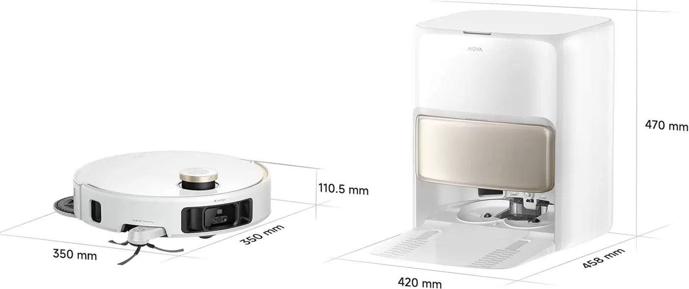 Робот-пылесос Mova V50 Ultra Complete Robot Vacuum (белый) фото