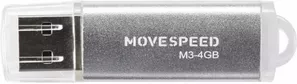 USB-флэш накопитель Move Speed M3 4Gb Silver M3-4G фото