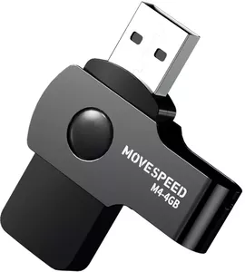 USB-флэш накопитель Move Speed М4 64Gb Black M4-64G фото