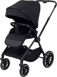 Детская универсальная коляска MOWbaby Amber MB067 (2 в 1, черный)