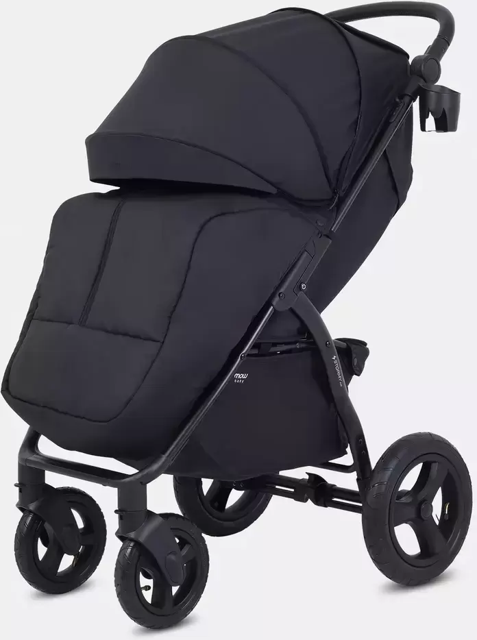 Детская универсальная коляска MOWbaby Stormy MB106 (черный) фото