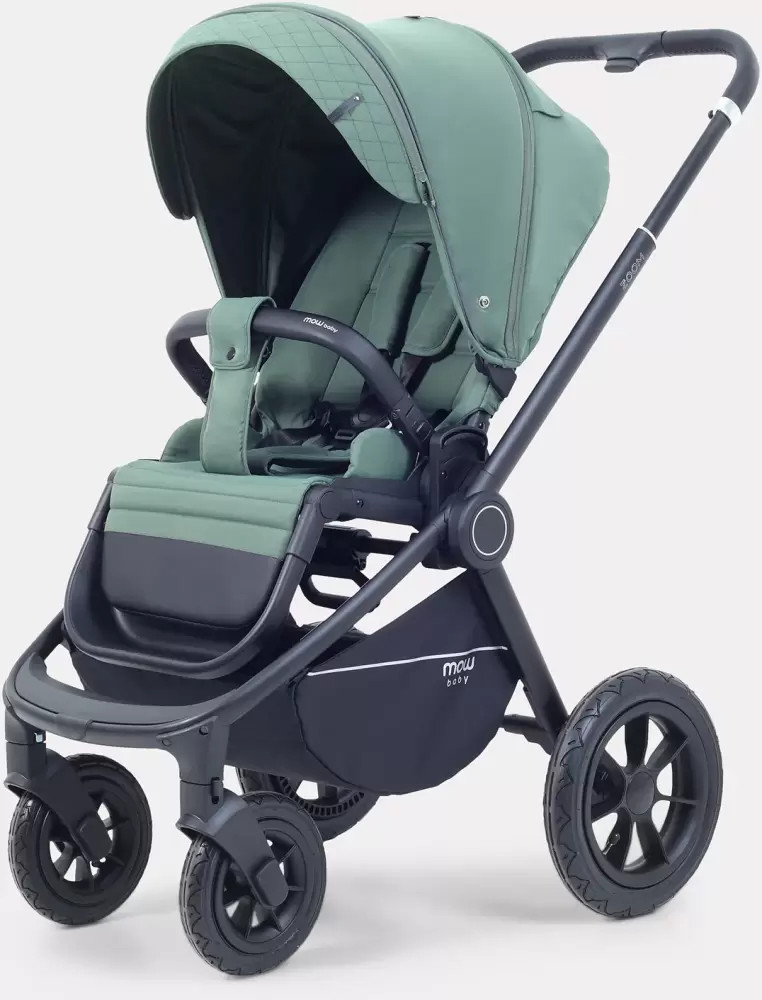 Детская универсальная коляска MOWbaby Zoom air 3 в 1 / MB087 (Olive) фото