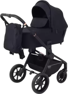 Детская универсальная коляска MOWbaby Zoom Light 2 в 1 / RA086 (Black)