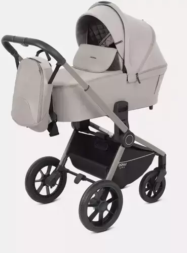 Детская универсальная коляска MOWbaby Zoom PU 2 в 1 / RA086 (Milky) фото