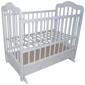 Детская кроватка Мой Малыш 3 (белый) фото