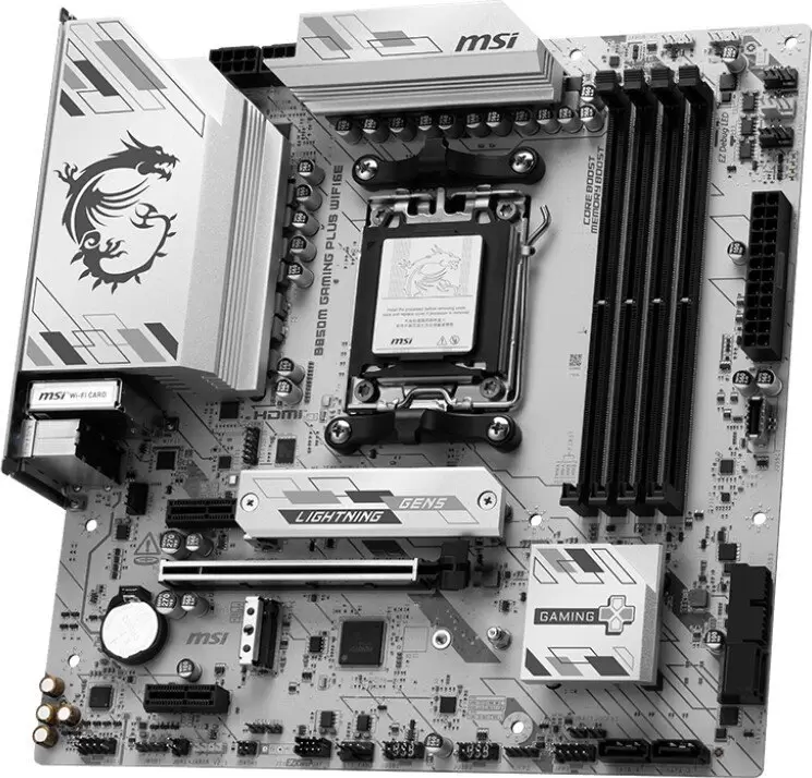 Материнская плата MSI B850M Gaming Plus WiFi6E фото
