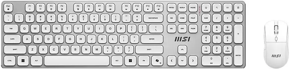 MSI Forge K210 Wireless Combo White