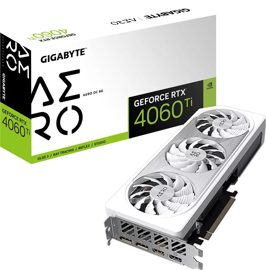 Видеокарта Gigabyte GeForce RTX 4060 Ti Aero OC 8G GV-N406TAERO OC-8GD фото 8