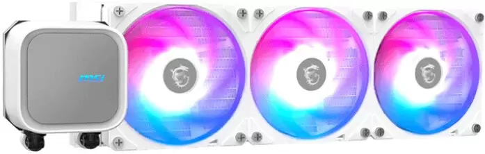 Система жидкостного охлаждения для процессора MSI MAG CoreLiquid A13 360 (белый) фото 3