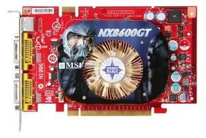 Видеокарта MSI NX8600GT-T2D256E-OC GeForce 8600GT 256Mb 128bit фото