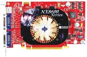 Видеокарта MSI NX8600GT-T2D512E-OC/D3 GeForce 8600GT 512Mb 128bit фото