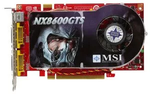 Видеокарта MSI NX8600GTS-T2D256E-HD GeForce 8600GTS 256Mb 128bit фото