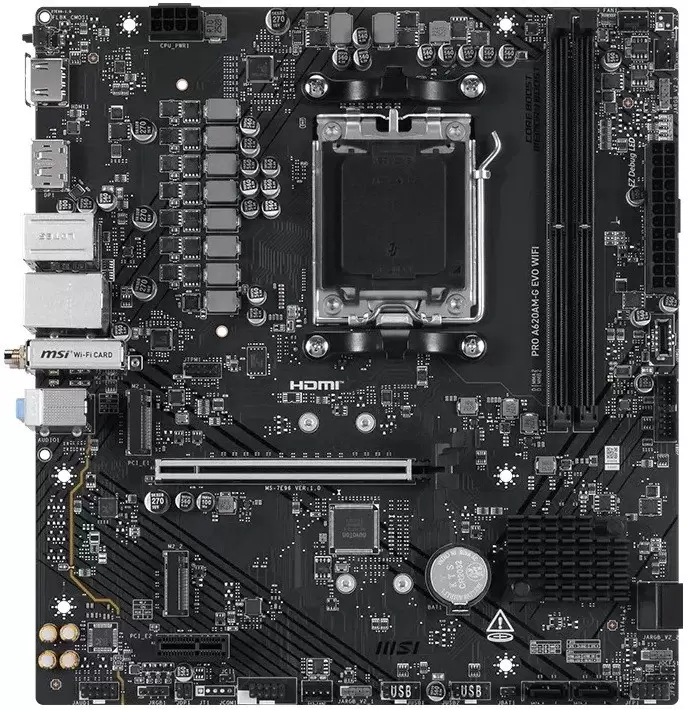 MSI Pro A620AM-G Evo WiFi