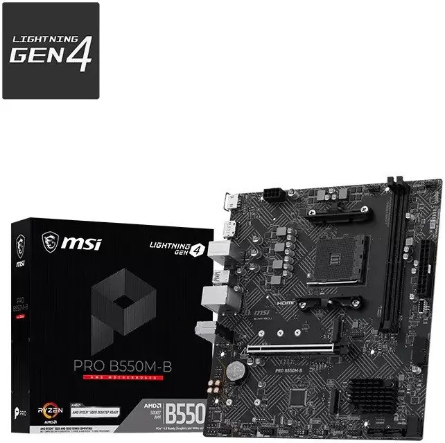 Материнская плата MSI Pro B550M-B фото 4