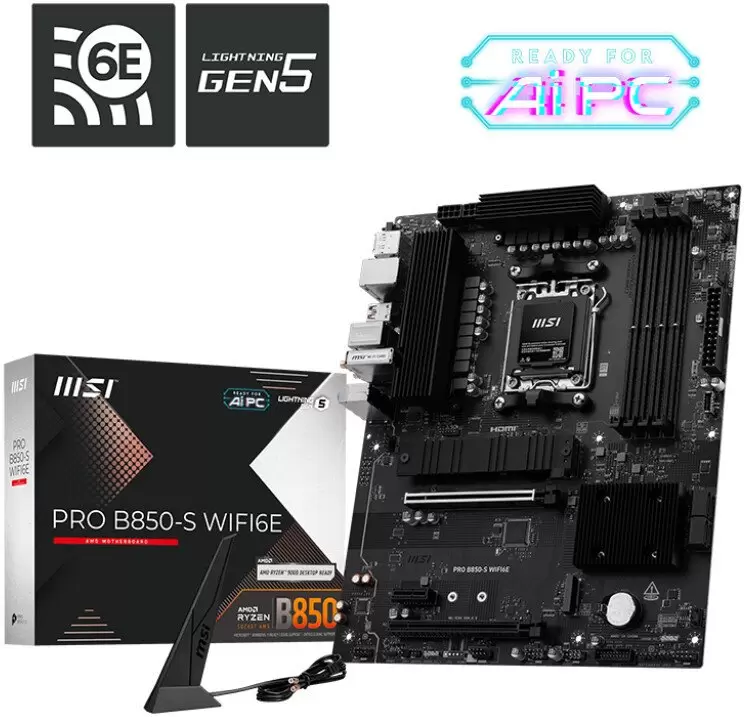 Материнская плата MSI Pro B850-S WiFi6E фото